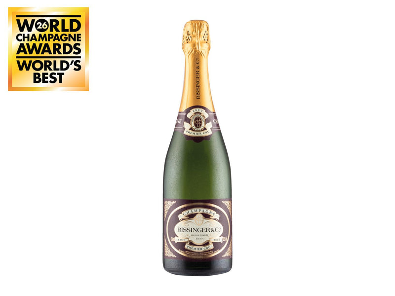 Bissinger champagne AOP Premier Cru 750ml, imported from the UK