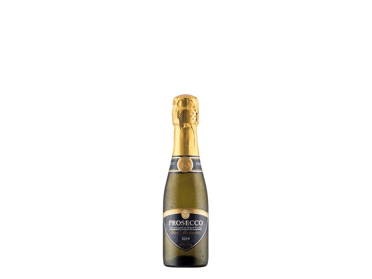 Allini Mini Prosecco Spumante sparkling wine 2021, imported from the UK