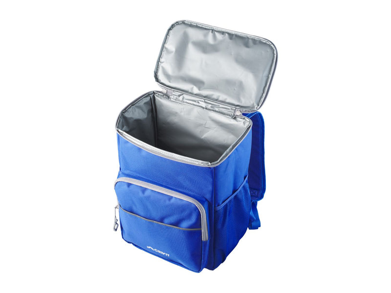 Blue cooler backpack 17L with insulation, UK version