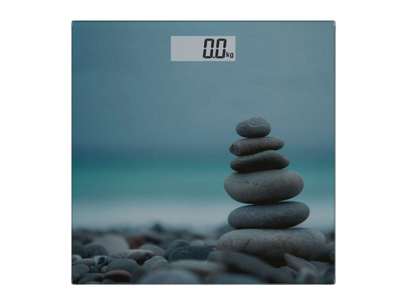 Bathroom scales serene beach design (British brand)