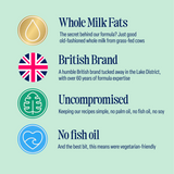 Kendamil Comfort Milk reduced lactose baby formula (British brand)