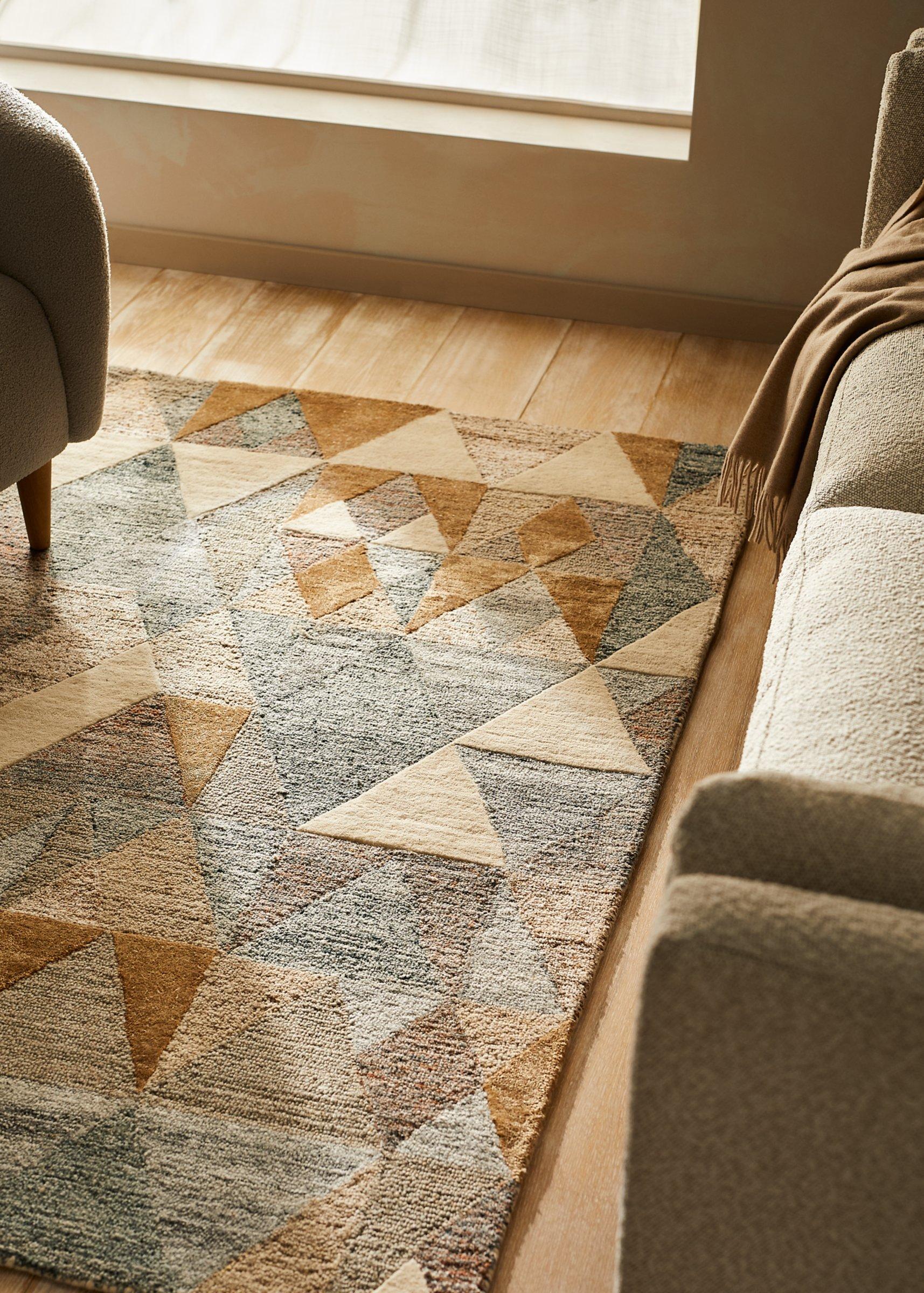 John Lewis Prism hand tufted rug natural, UK version