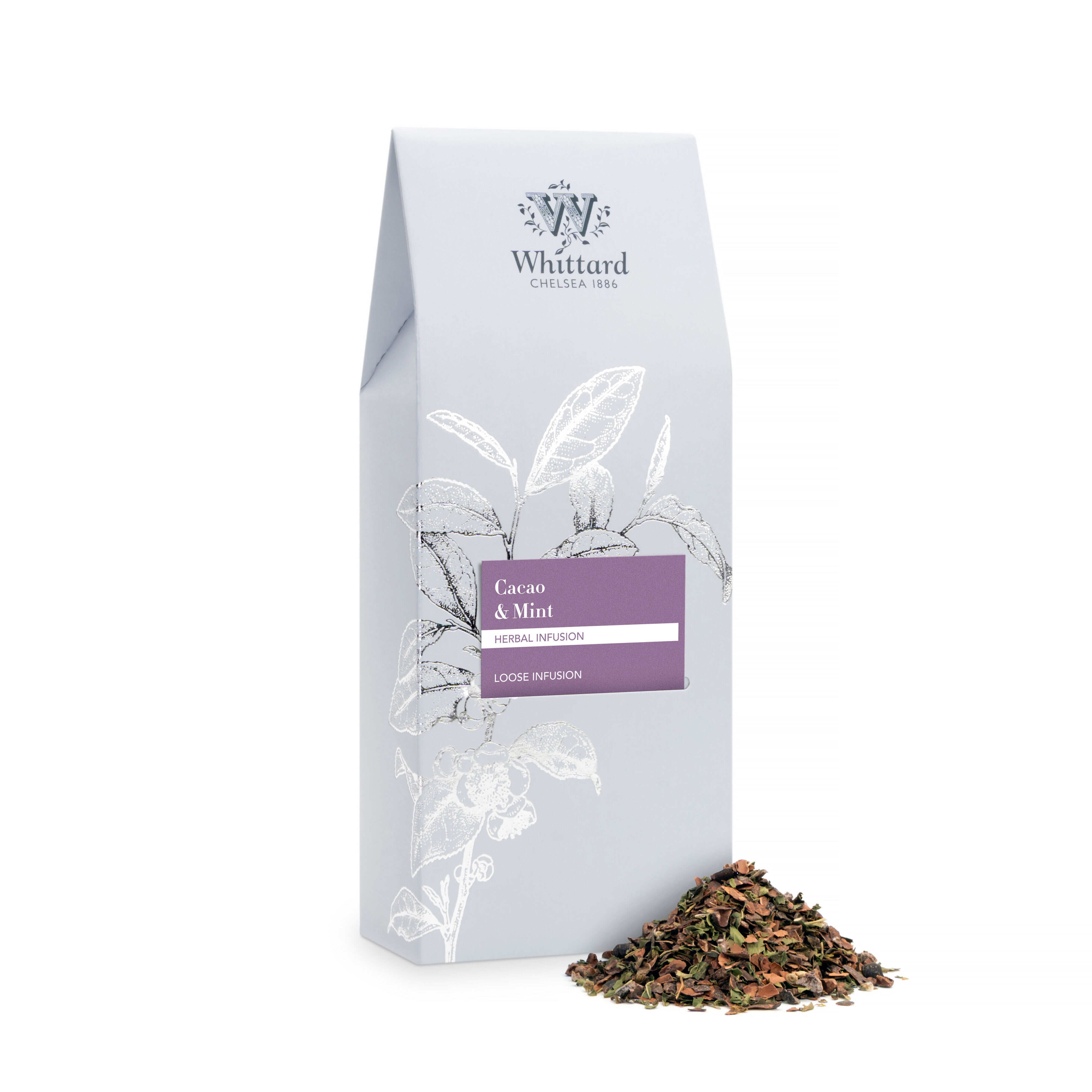 Whittard cacao and mint loose infusion 100g (British brand)