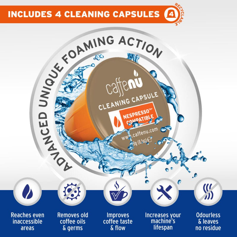 Caffenu Nespresso Descaling  Cleaning Kit