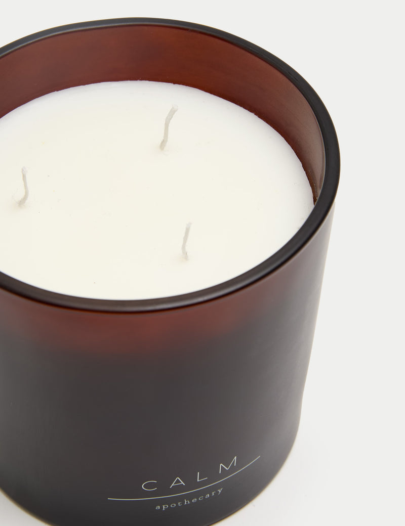 Apothecary Calm 3 wick candle soothing fragrance, UK version