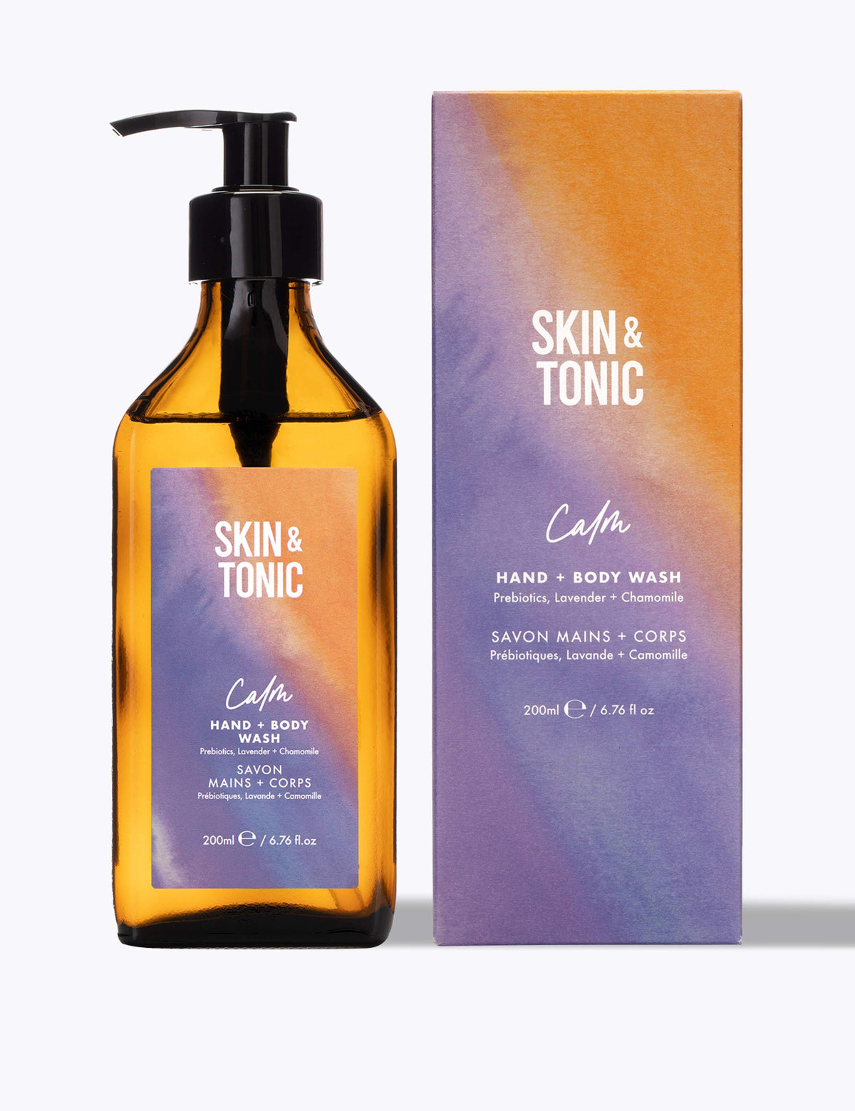 Skin & Tonic Calm Hand and Body Wash 200ml - British product