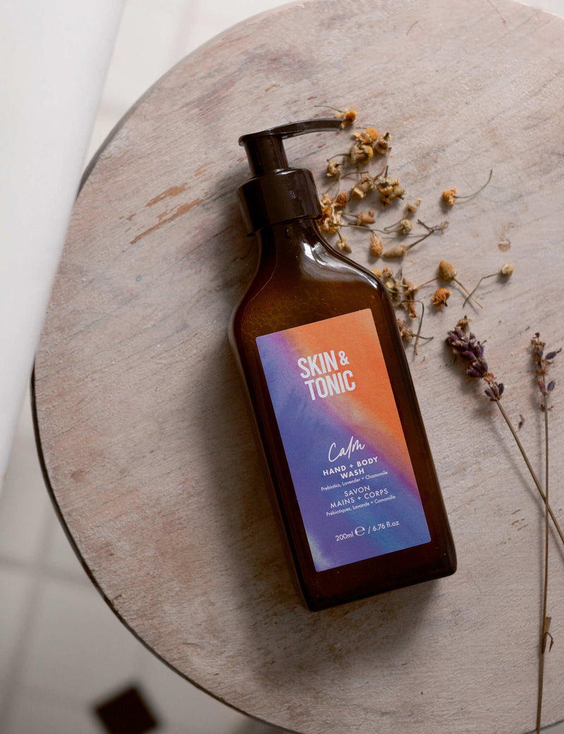 Skin & Tonic Calm Hand and Body Wash 200ml - British product