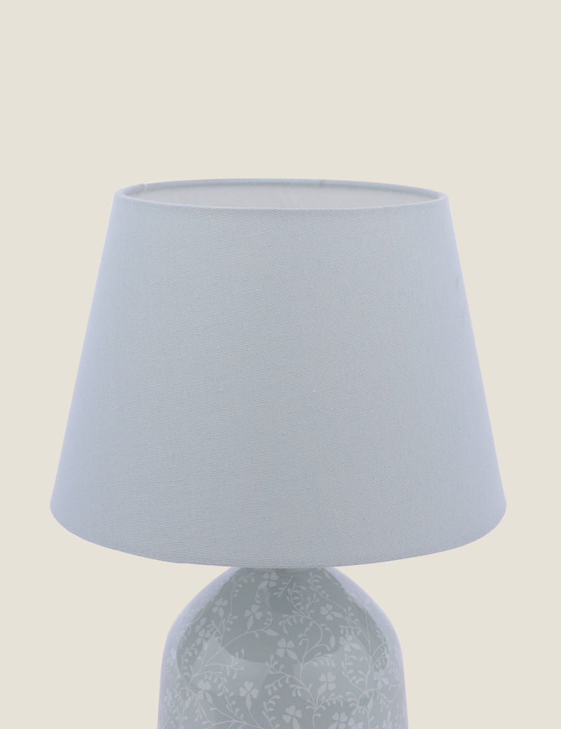 Laura Ashley Campion ceramic floral table lamp, UK version