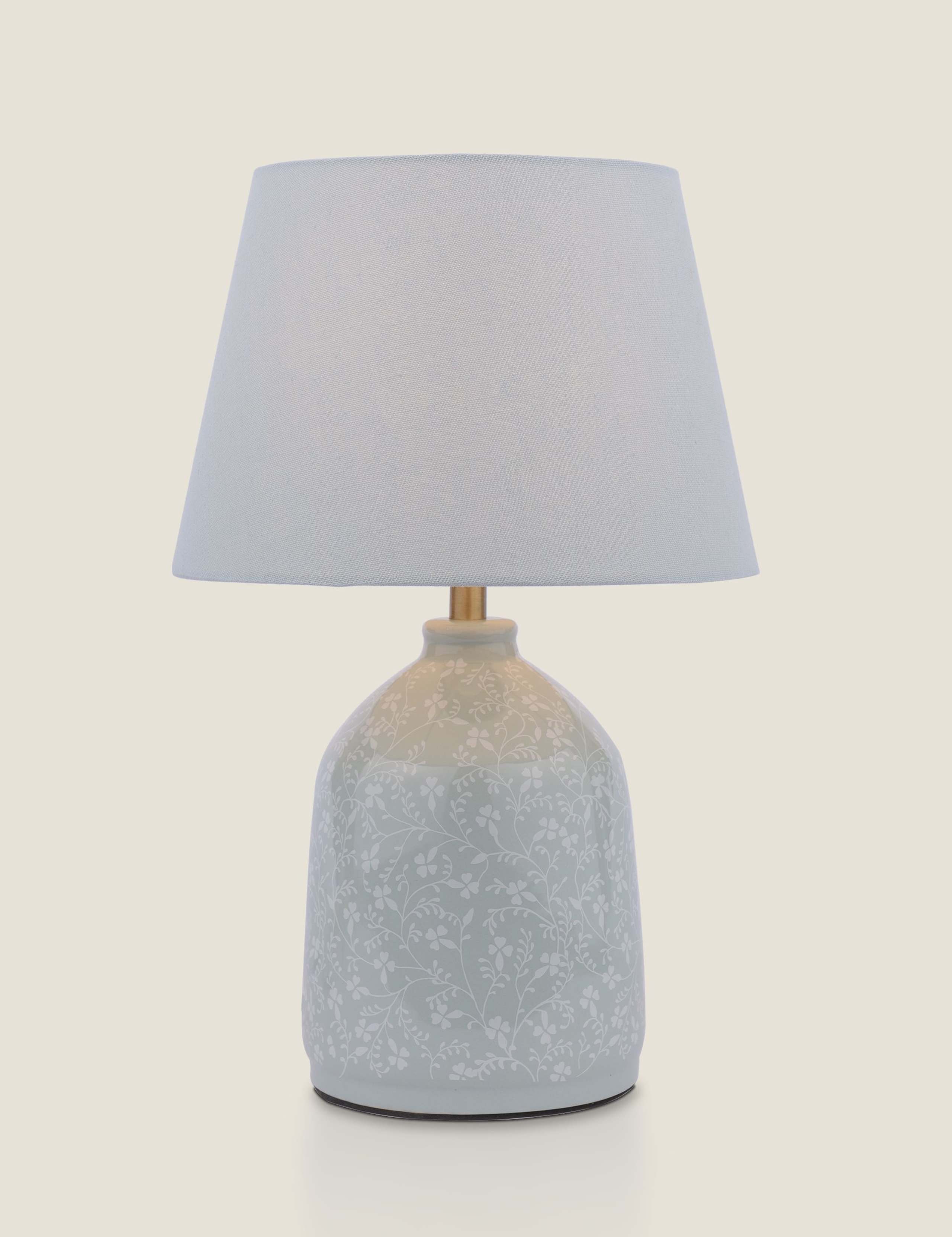 Laura Ashley Campion ceramic floral table lamp, UK version
