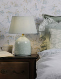 Laura Ashley Campion ceramic floral table lamp, UK version