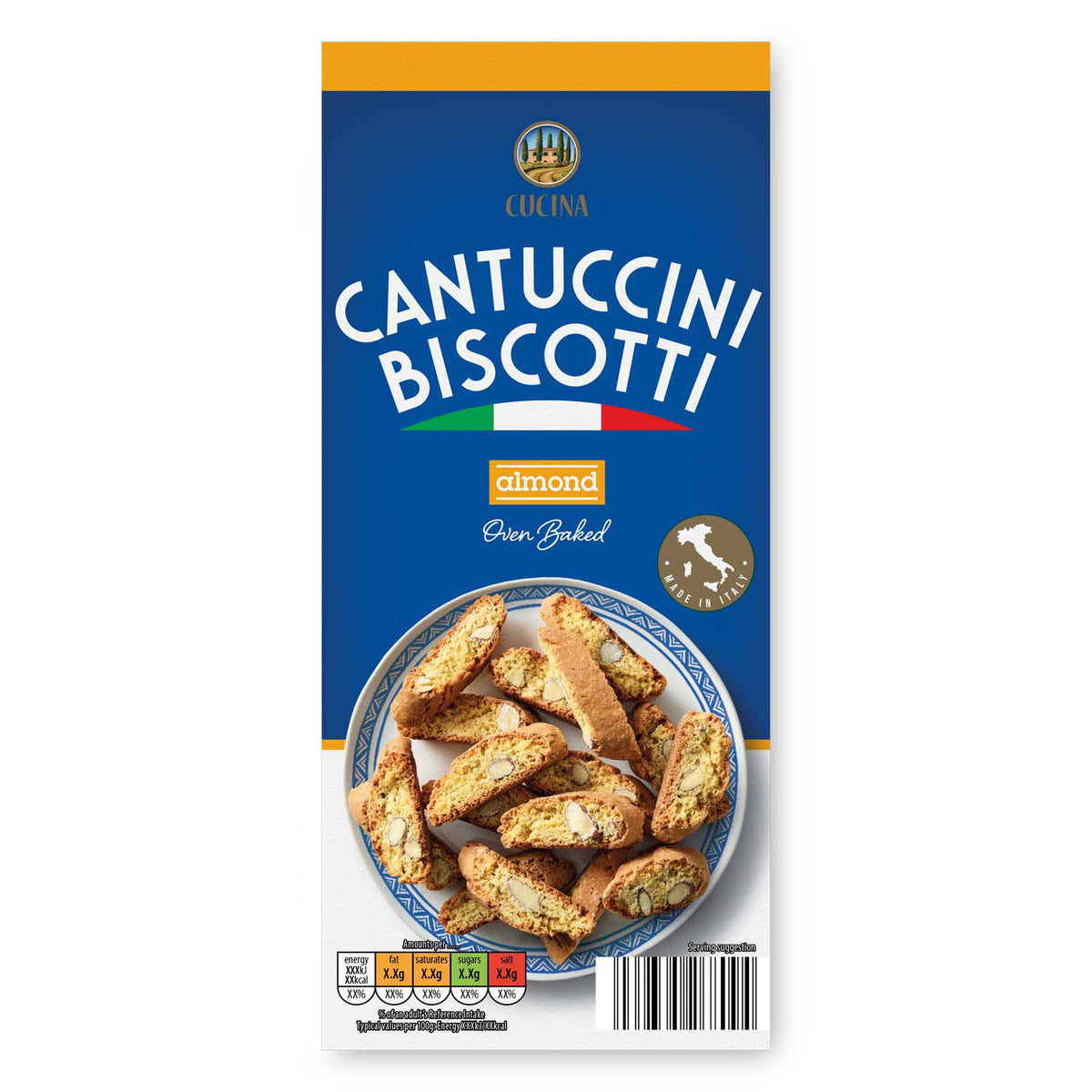 Cantuccini almond biscuits 300g pack - British product