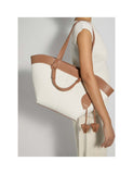 Dune London canvas tote bag with charm, imported from the UK