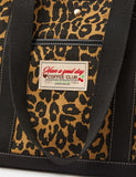 Accessorize leopard print canvas shoulder bag, imported from the UK