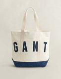 GANT pure cotton canvas logo tote bag, imported from the UK