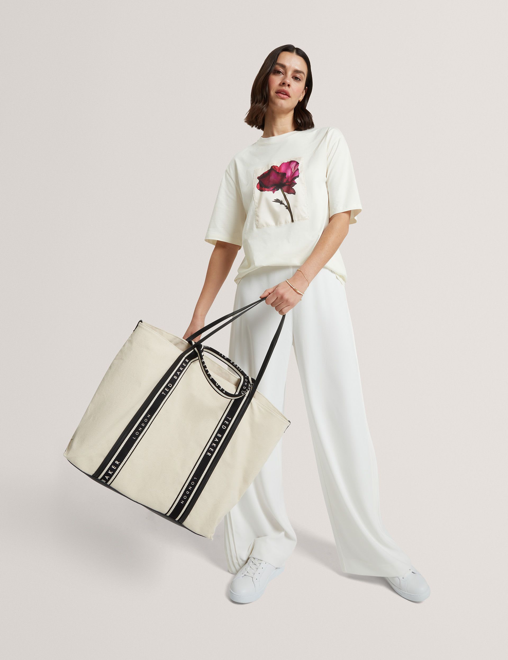 Ted Baker canvas webbing shopper bag - British product