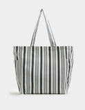 M&S Canvas Striped Shopper Bag, UK version