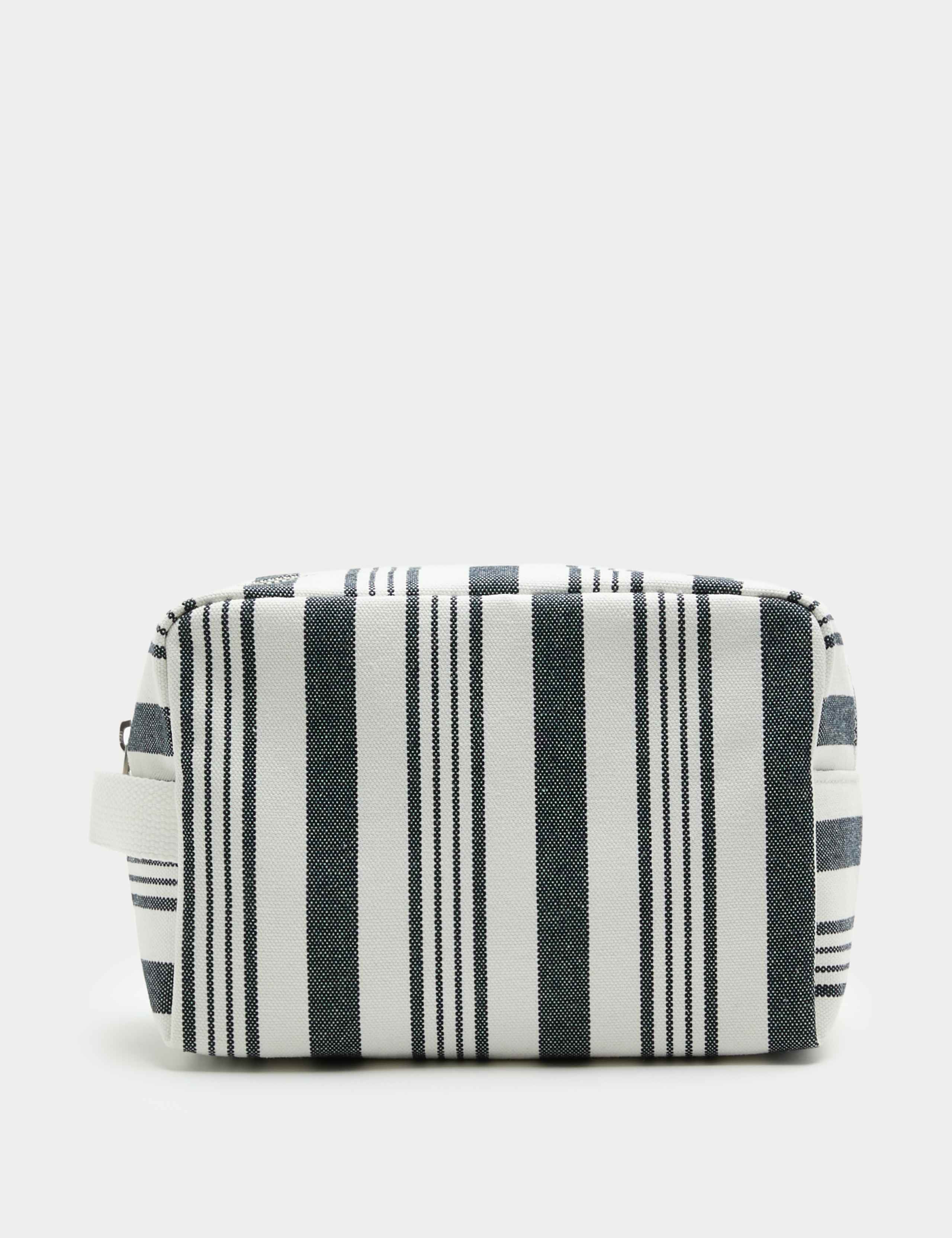 M&S canvas striped washbag - British product