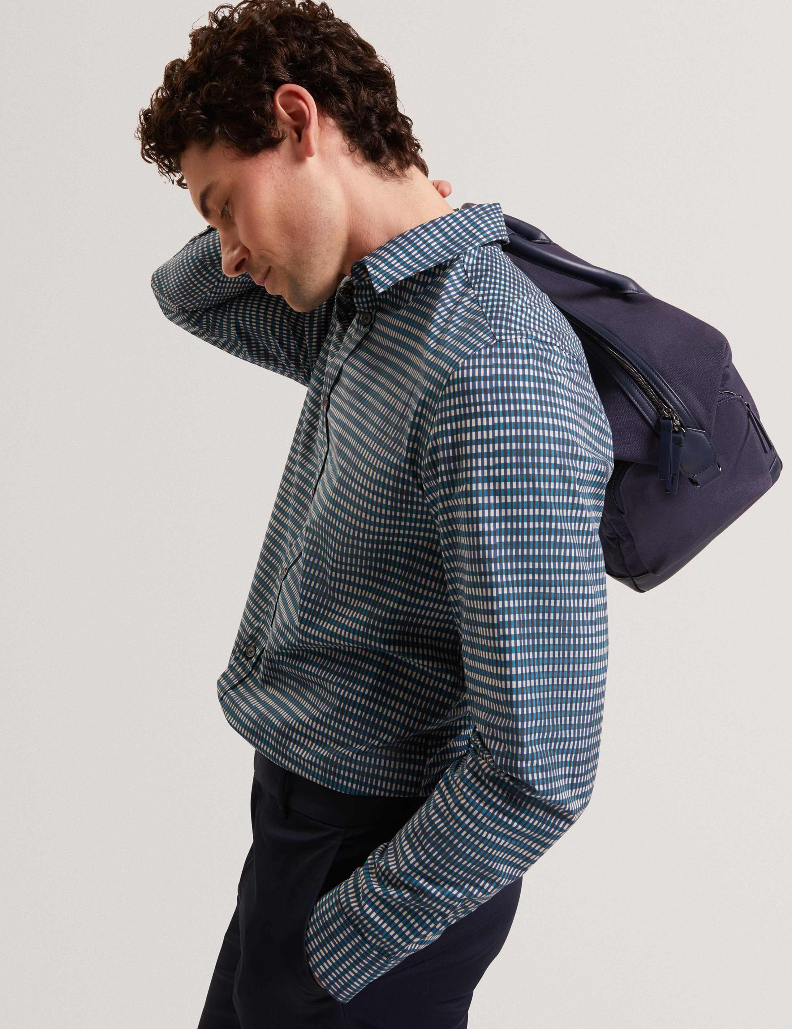 Ted Baker canvas stud detail holdall (British brand)