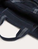 M&S canvas tote bag with internal zip pocket (British brand)