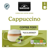 Barissimo cappuccino coffee capsules - British product