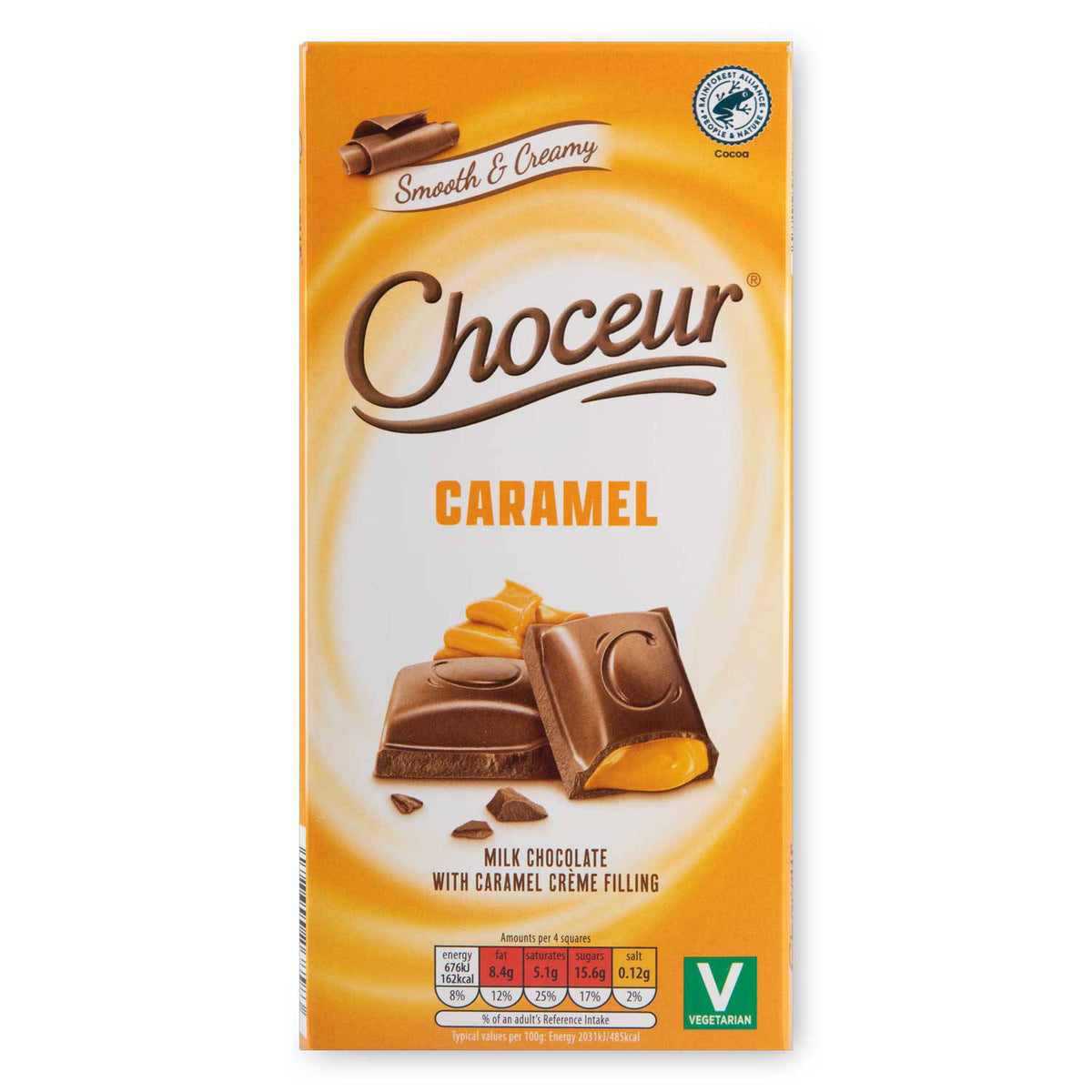 Caramel chocolate with caramel creme filling, UK version