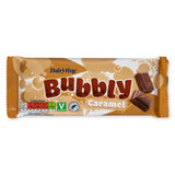 Caramel bubbly chocolate bar, imported from the UK
