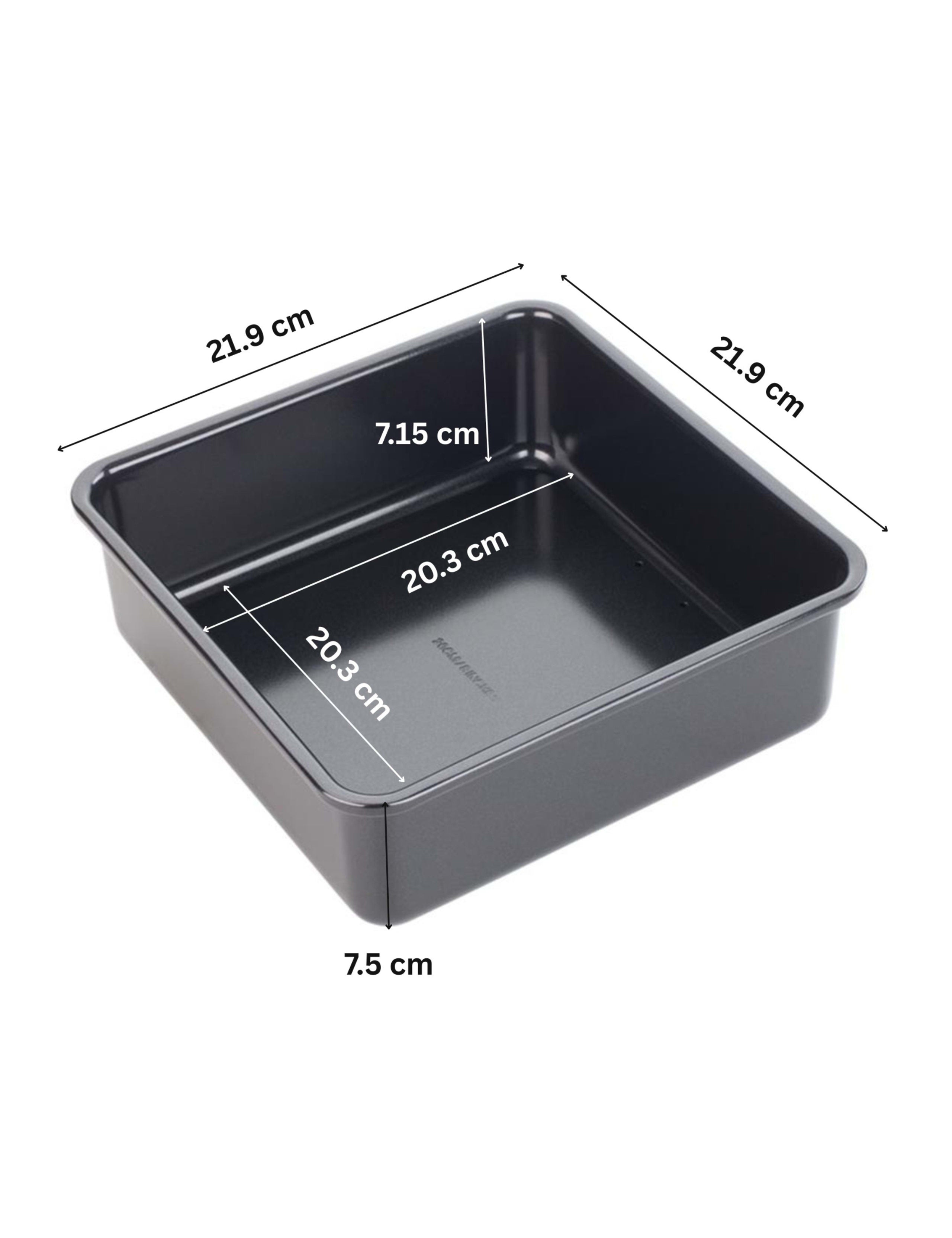 Tala carbon steel square cake tin 20cm (British brand)