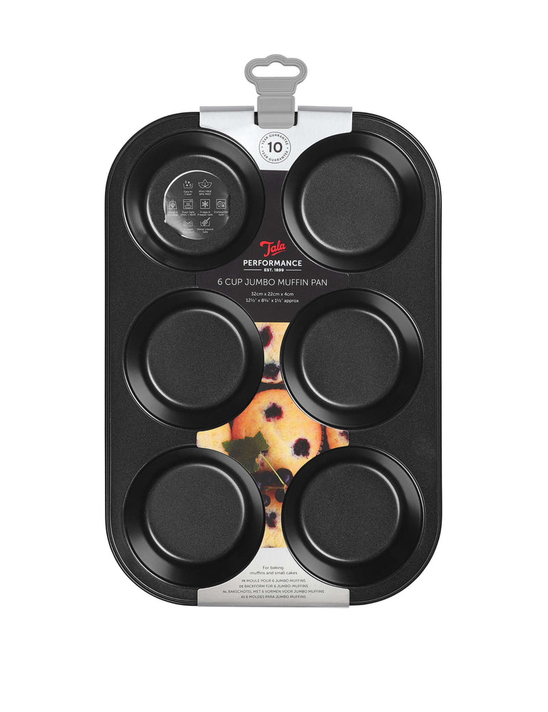 Tala non-stick carbon steel muffin tin 6 cup, UK version