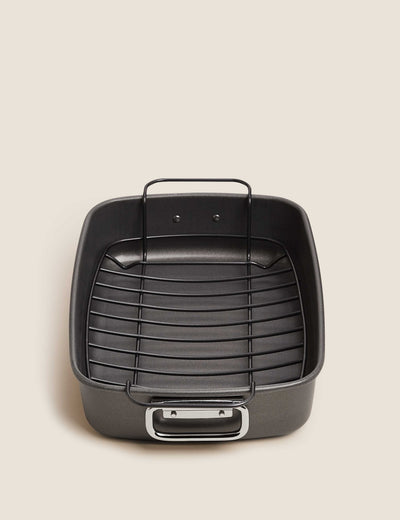 M&S Carbon Steel Non-Stick Roast & Rack- Buy online at McGrocer