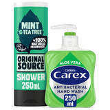 Carex Antibacterial Hand Wash & Original Source Shower Gel Bundle GOODS ASDA   