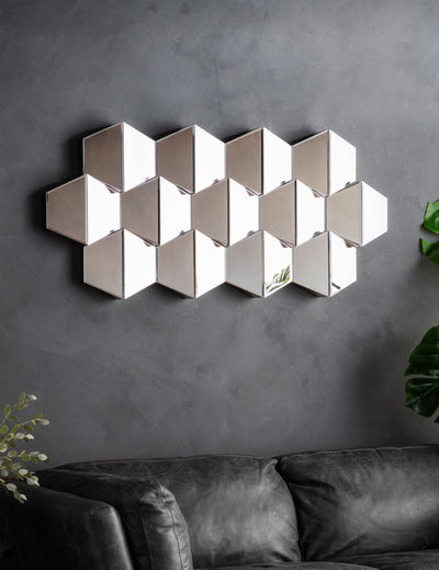 M&S Carina Extra Large Wall Mirror 110x50cm- Buy online at McGrocer
