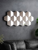 Carina Extra Large Hexagonal Wall Mirror 110x50cm - British product