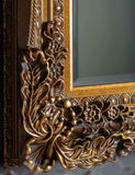 Gallery Direct Carved Louis extra large rectangular mirror (British brand)