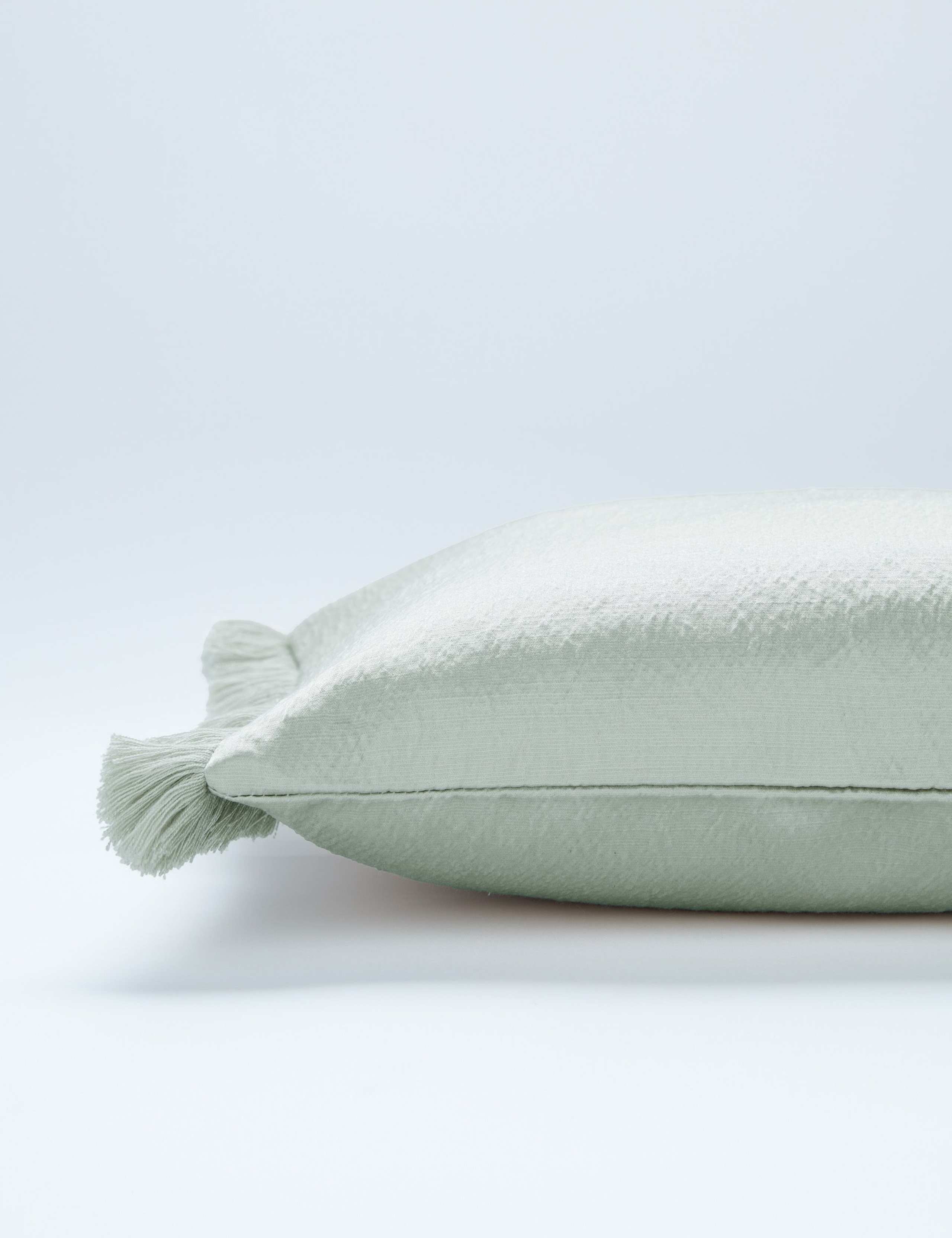 Laura Ashley Carys Crinkle Bolster Cushion 30x50cm, imported from the UK