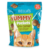 Chicken Bella's Yummy Pockets cat food, a British brand