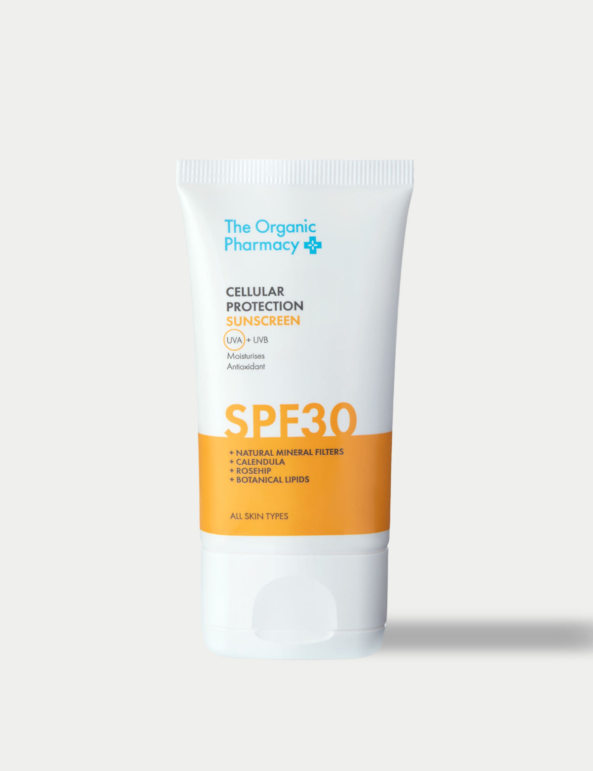The Organic Pharmacy Cellular Protection Sunscreen SPF30 40ml, imported from the UK