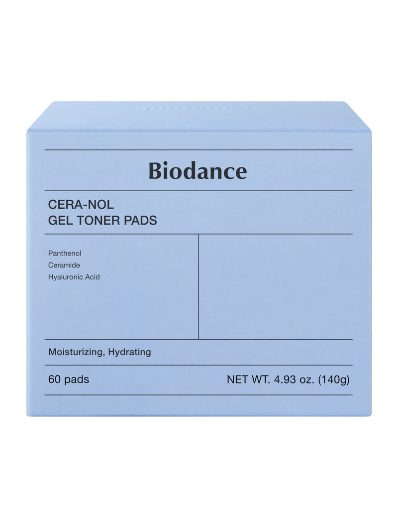 Cera-Nol gel toner pads 60 count, imported from the UK