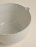 Ceramic batter jug with spout and handle, imported from the UK
