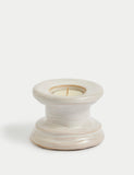 Ceramic dinner candle and tealight holder - British product