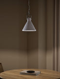 Ceramic mottled cone pendant light 24.5cm - British product
