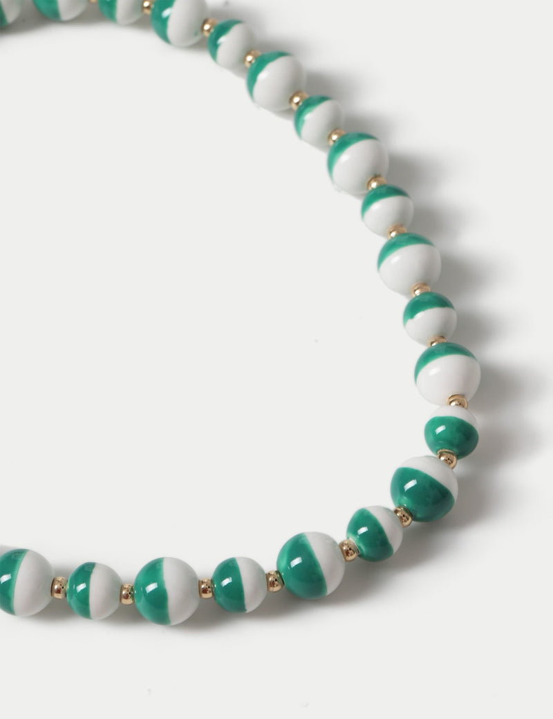 M&S ceramic necklace with clasp fastening, UK version