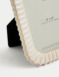 Ceramic ridged photo frame 4x6 inch - British product