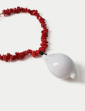 M&S ceramic shell chipping necklace, imported from the UK