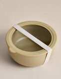 Ceramic storage container with glass lid 16.8 cm, imported from the UK