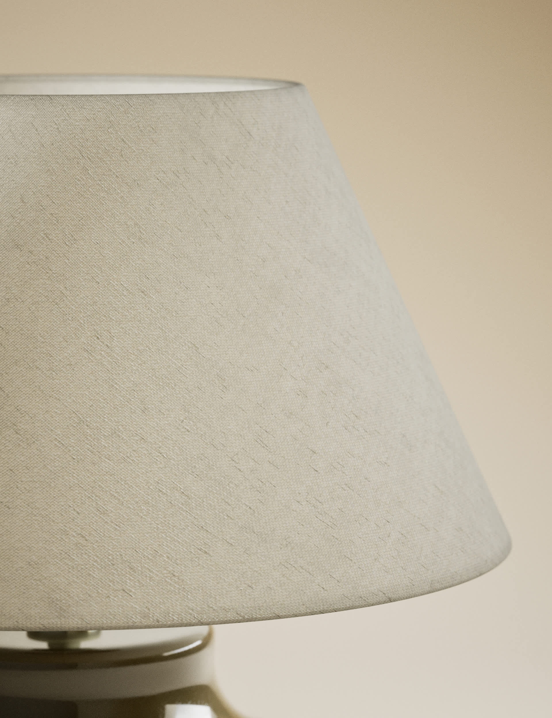 Ceramic urn base table lamp 40 cm high - British product