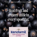 Kendamil apple and blackcurrant baby porridge 7-pack (British brand)