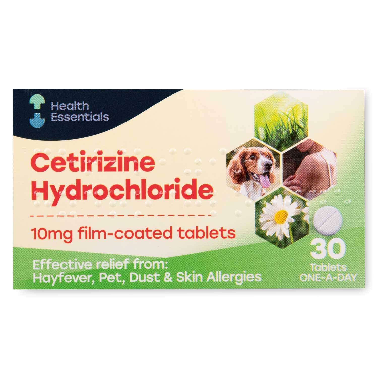 Antihistamine Cetirizine Hydrochloride, imported from the UK