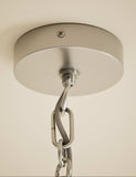 Chain lighting cable kit with metal chain and ceiling fitting (British brand)