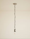Chain lighting cable kit with metal chain and ceiling fitting (British brand)