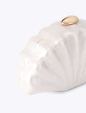 Carvela chain strap seashell clutch bag, UK version